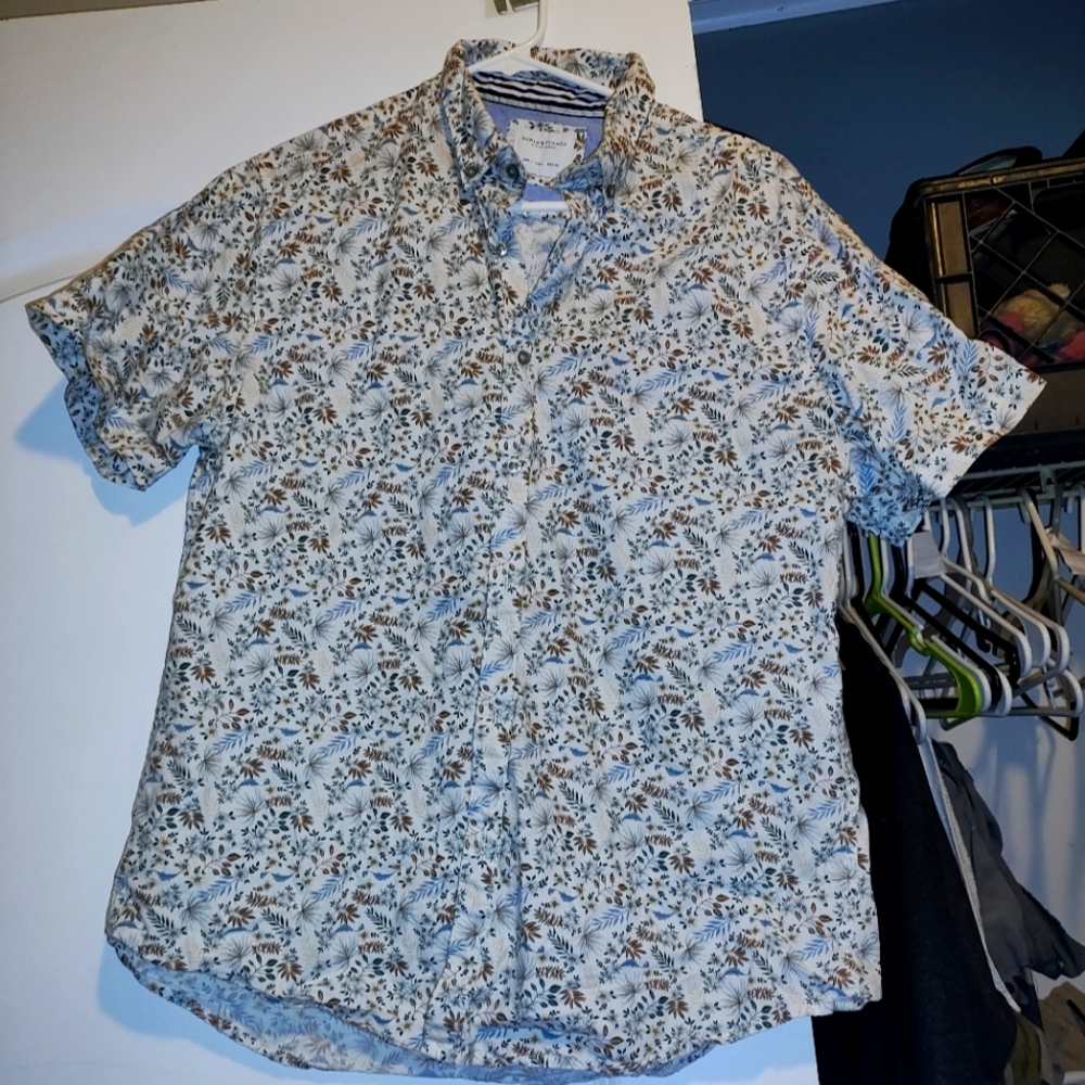 Ricky singh button up shirt men size 42